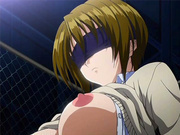 Blindfolded anime babe gets fondled