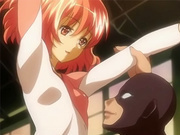Anime gymnastic teenie gets tied up