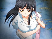 Anime girl molested by gang of guys