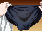 Anime girl undress infront of pervs