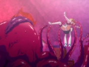 Anime girl gets fucked by tentacles