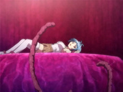 Hentai girl caught and undressed by tentacles