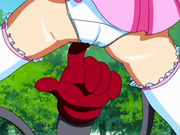 Caught hentai girl getting fingered