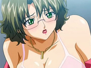 Big titted anime babe gets violated