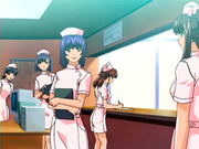 Perverted anime doctor watch nurses