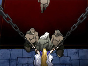 Chained anime blondie monsterfucked