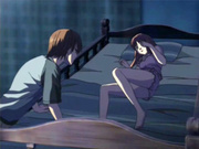 Anime guy sneak in to sleeping girl