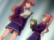 Cute anime schoolgirl horny and wet
