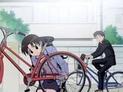 Hentai guy helps chick with her bike