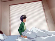 Hentai girl sneak in on guy in bed