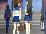 Hentai schoolgirl toyed in class