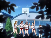 Big titted anime schoolgirls in gym