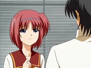 Redheaded anime teenie gets fondled