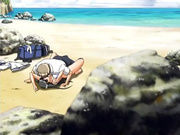 Anime babe gets fucked on the beach