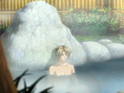 Hentai gay faggets in outdoor hot spring having a sexy naked time