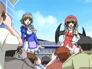 Hentai girls dressed up in uniforms