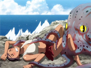 Hentai girl gets attacked and fucked by nasty monsters tentacles