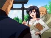 Hentai girl gets caught and fondled and fucked outdoors