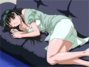 Sleeping hentai beauty