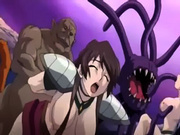 Hentai warriors babe gets banged by monsters