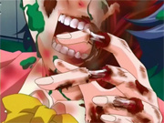 Hentai girl accidentally gets acid all over herself