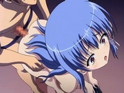 Anime babe getting her tight pussy fucked