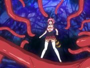 Hentai girl caught and brutally fucked by tentacles