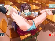 Tied up hentai schoolgirl