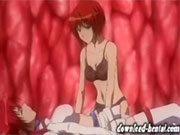 Two hentai girls fucking hard each other
