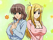 Two big titted hentai babes