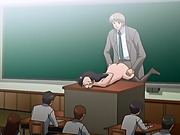 Hentai schoolgirl gets fucked by teacher