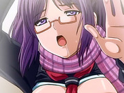 Hentai babe with glasses