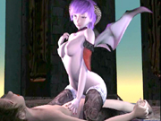 3D hentai batgirl hot riding dick