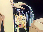 Hentai girl gets a golden shower