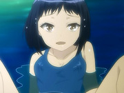 Hentai girl in swimsuit