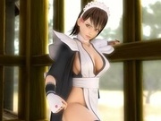 Hentai maid gets fingered and fucked