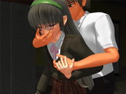 Hentai schoolgirl gets her wet pussy licked