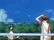 Hentai couple playing ball games