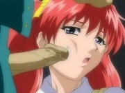 Hentai girl sucks and gets ass fucked