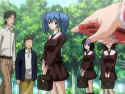 Hot hentai schoolgirl gets fingered