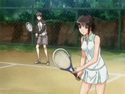 Hentai schoolgirls playing tennis