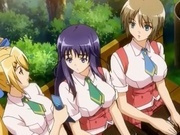 Hentai schoolgirls during gym class