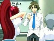 Hentai schoolgirl gets fingered