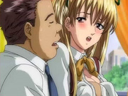 Hentai blondie gets pussy fingered