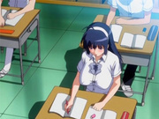 Hentai schoolgirl without panties