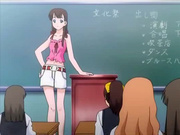 New hentai girl in the school class