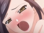 Hentai girl fondles huge titties