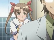 Hentai girl fondles big titties