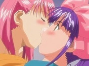 Two hentai girls making out