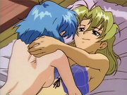 Young anime lesbians enjoys hot sex
